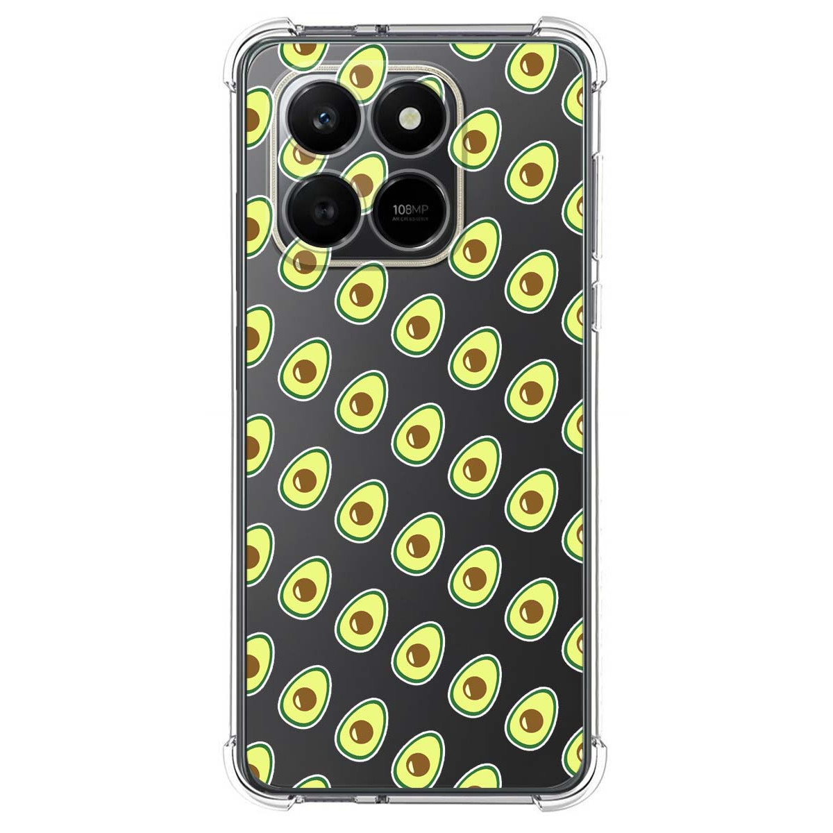 Funda Silicona Antigolpes para Huawei Honor 400 Smart 5G diseño Aguacate Dibujos