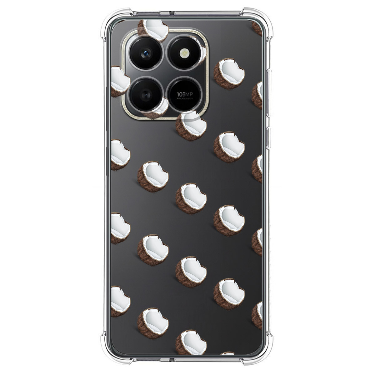 Funda Silicona Antigolpes para Huawei Honor 400 Smart 5G diseño Cocos Dibujos