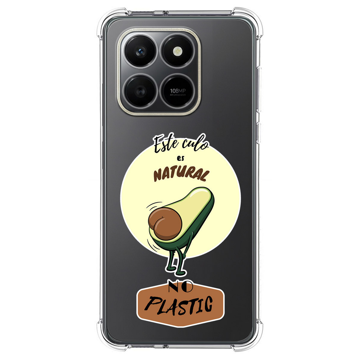 Funda Silicona Antigolpes para Huawei Honor 400 Smart 5G diseño Culo Natural Dibujos