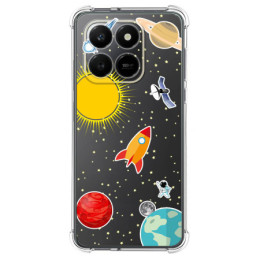 Funda Silicona Antigolpes para Huawei Honor 400 Smart 5G diseño Espacio Dibujos