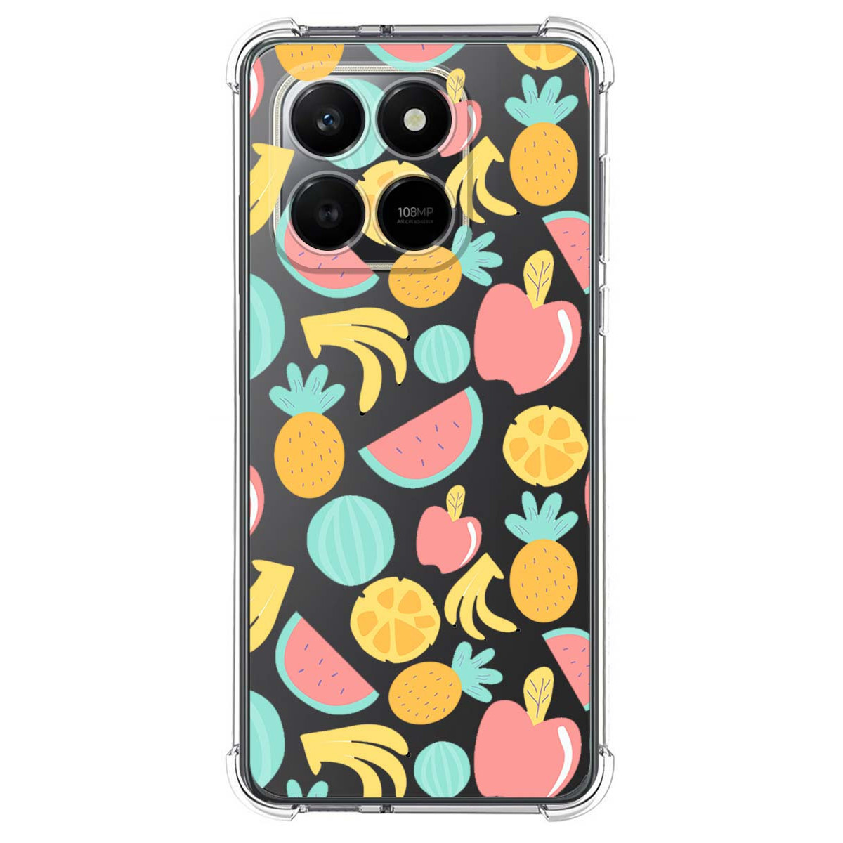 Funda Silicona Antigolpes para Huawei Honor 400 Smart 5G diseño Frutas 02 Dibujos