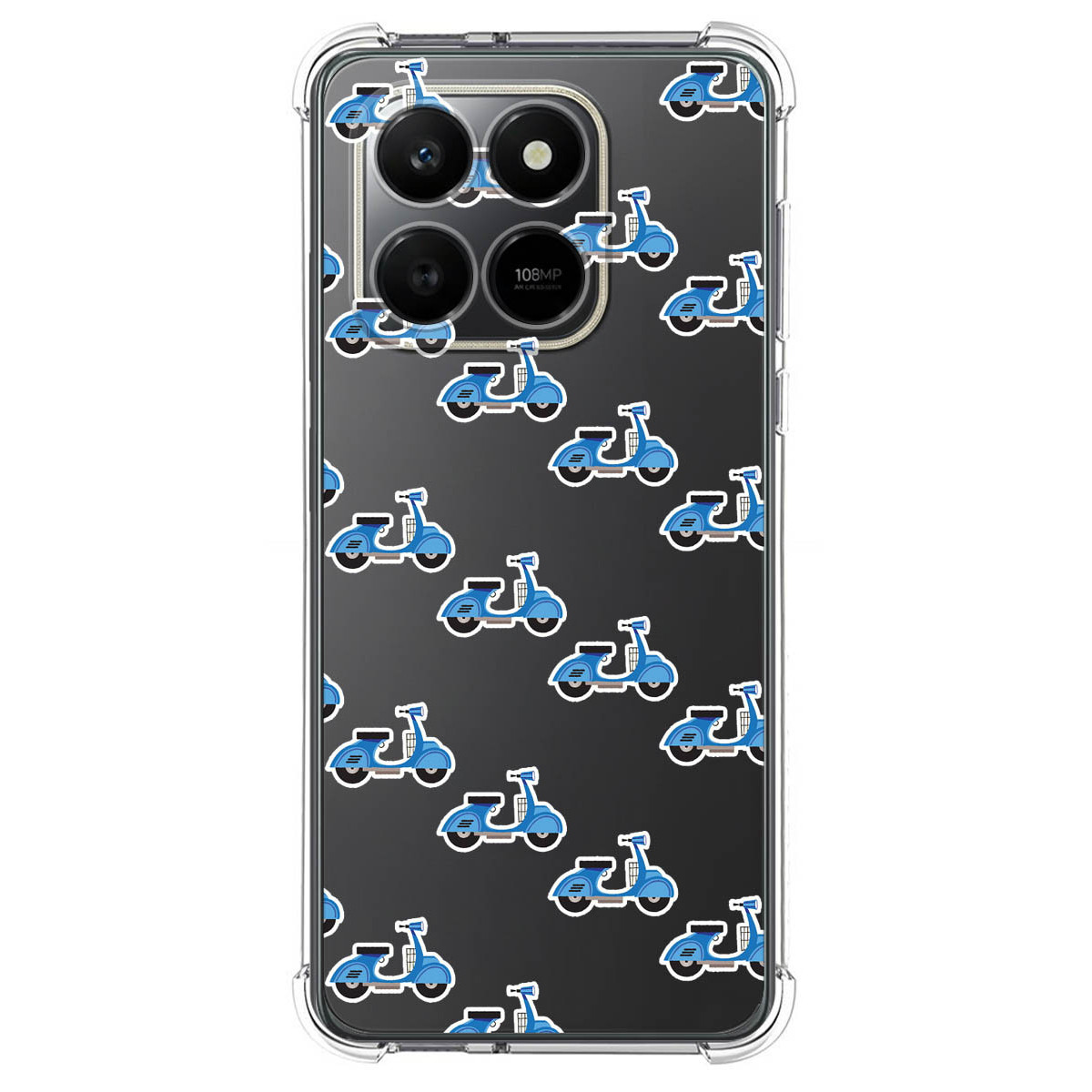 Funda Silicona Antigolpes para Huawei Honor 400 Smart 5G diseño Scooter Dibujos