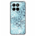 Funda Silicona Antigolpes para Huawei Honor 400 Smart 5G diseño Flores 03 Dibujos