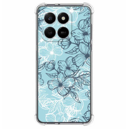 Funda Silicona Antigolpes para Huawei Honor 400 Smart 5G diseño Flores 03 Dibujos