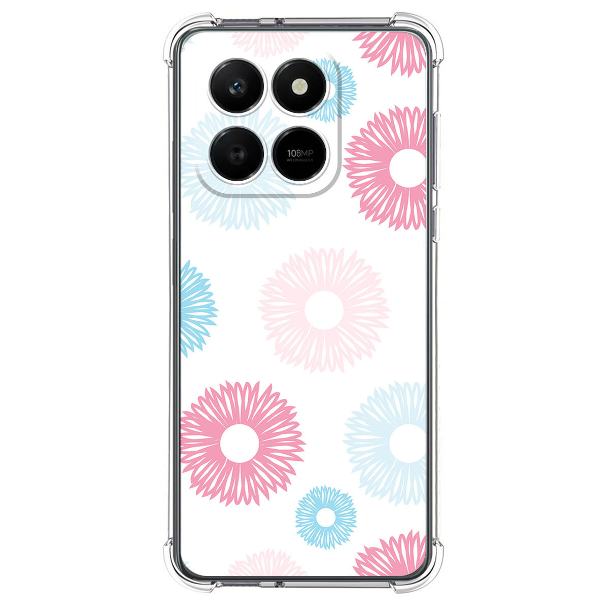 Funda Silicona Antigolpes para Huawei Honor 400 Smart 5G diseño Flores 06 Dibujos
