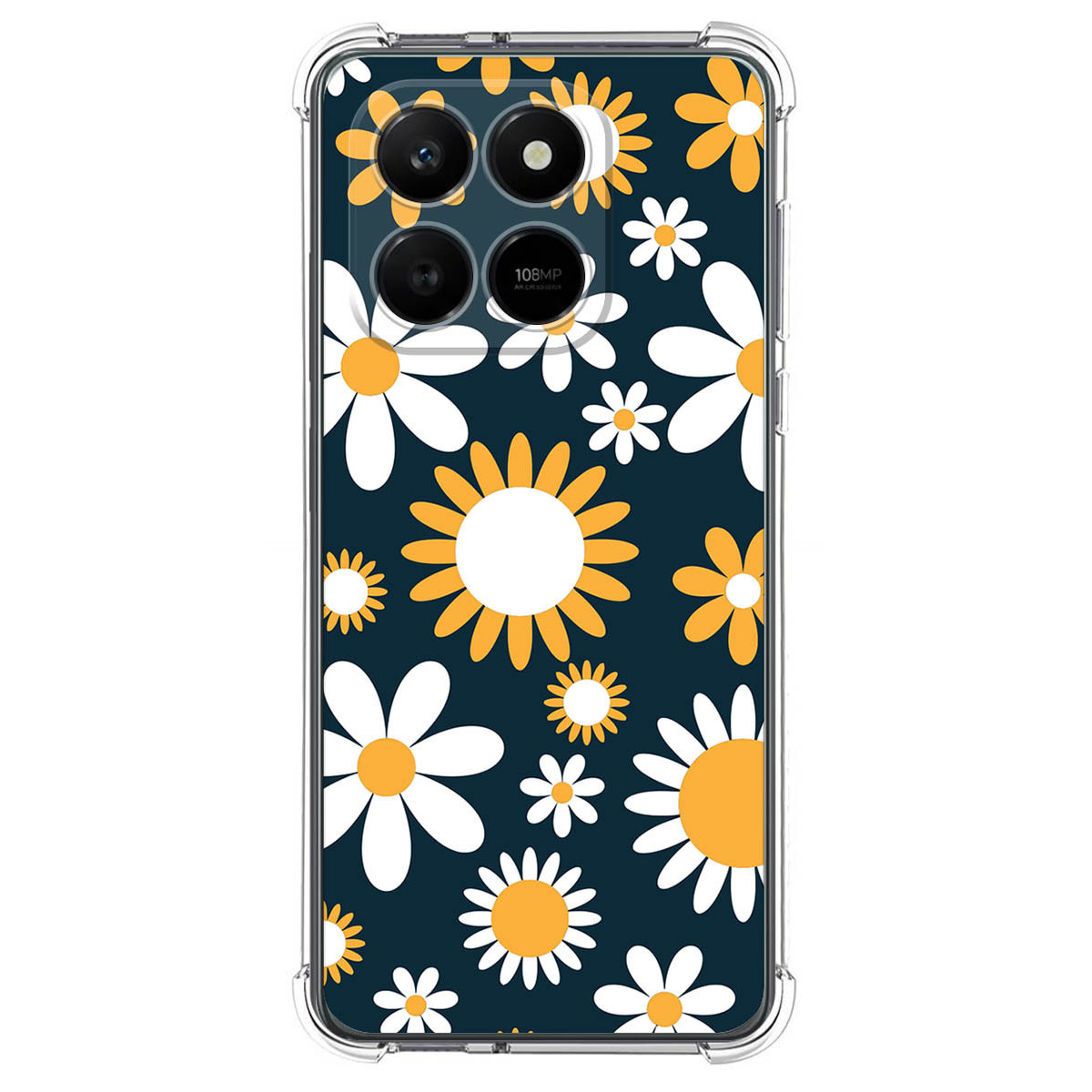 Funda Silicona Antigolpes para Huawei Honor 400 Smart 5G diseño Flores 08 Dibujos
