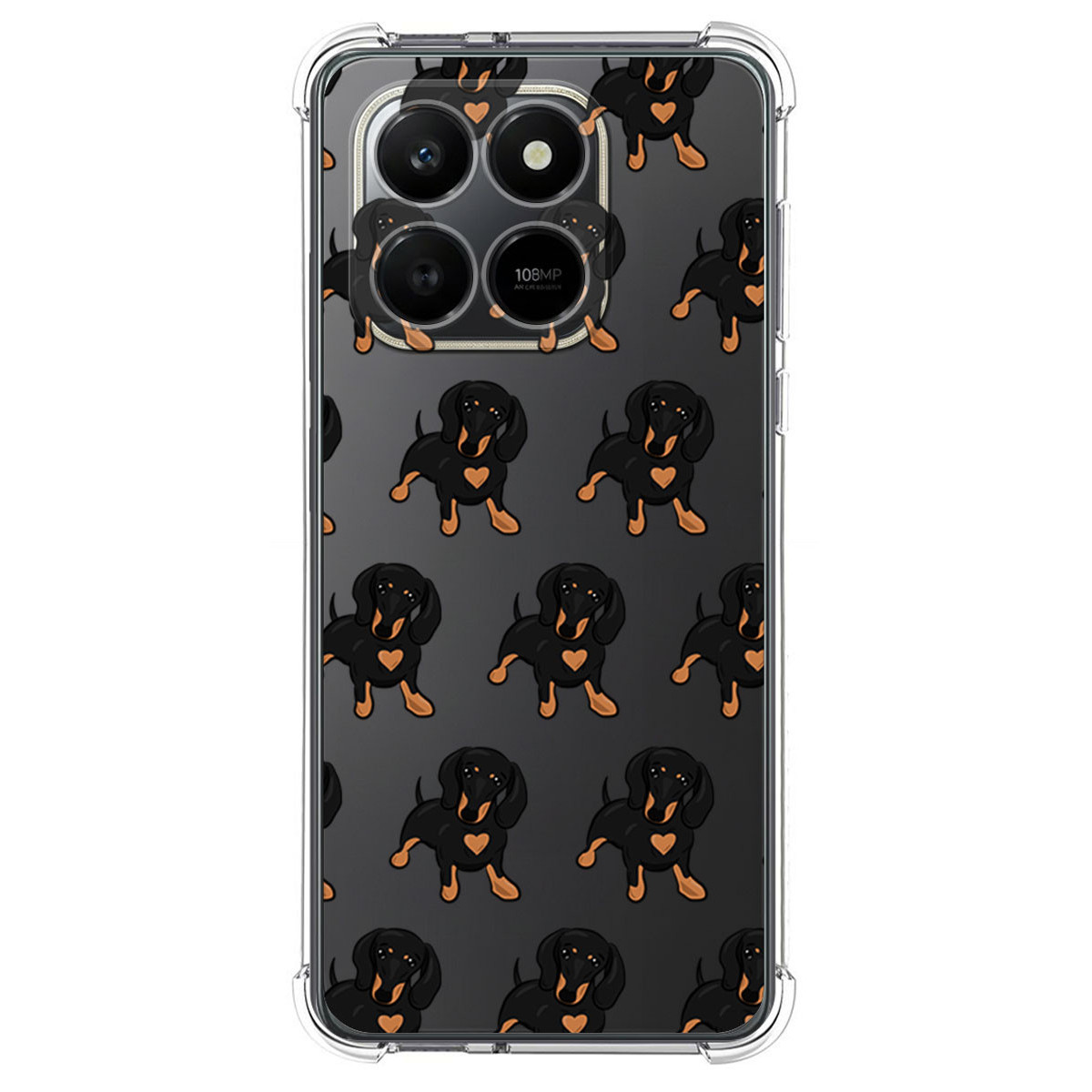 Funda Silicona Antigolpes para Huawei Honor 400 Smart 5G diseño Perros 10 Dibujos
