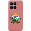 Funda Silicona Líquida Rosa para Huawei Honor 400 Smart 5G diseño Adventure Dibujos