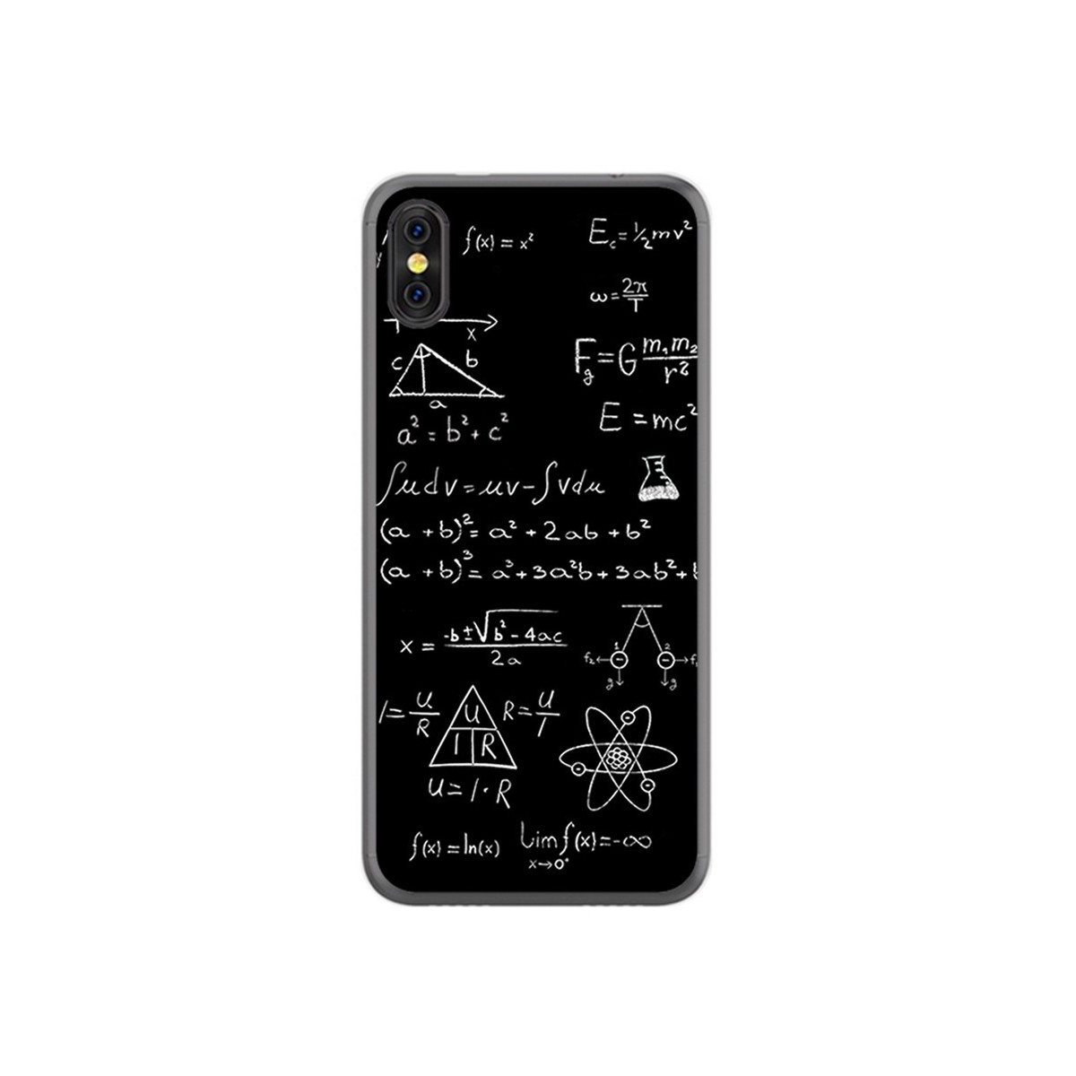Funda Gel Tpu para Doogee X53 Diseño Formulas Dibujos