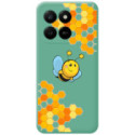 Funda Silicona Líquida Verde para Huawei Honor 400 Smart 5G diseño Abeja Dibujos