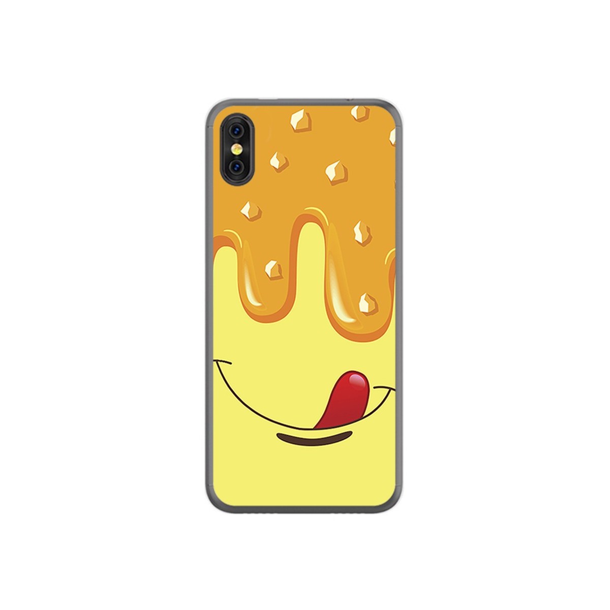 Funda Gel Tpu para Doogee X53 Diseño Helado Vainilla Dibujos