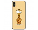 Funda Gel Tpu para Doogee X53 Diseño Jirafa Dibujos