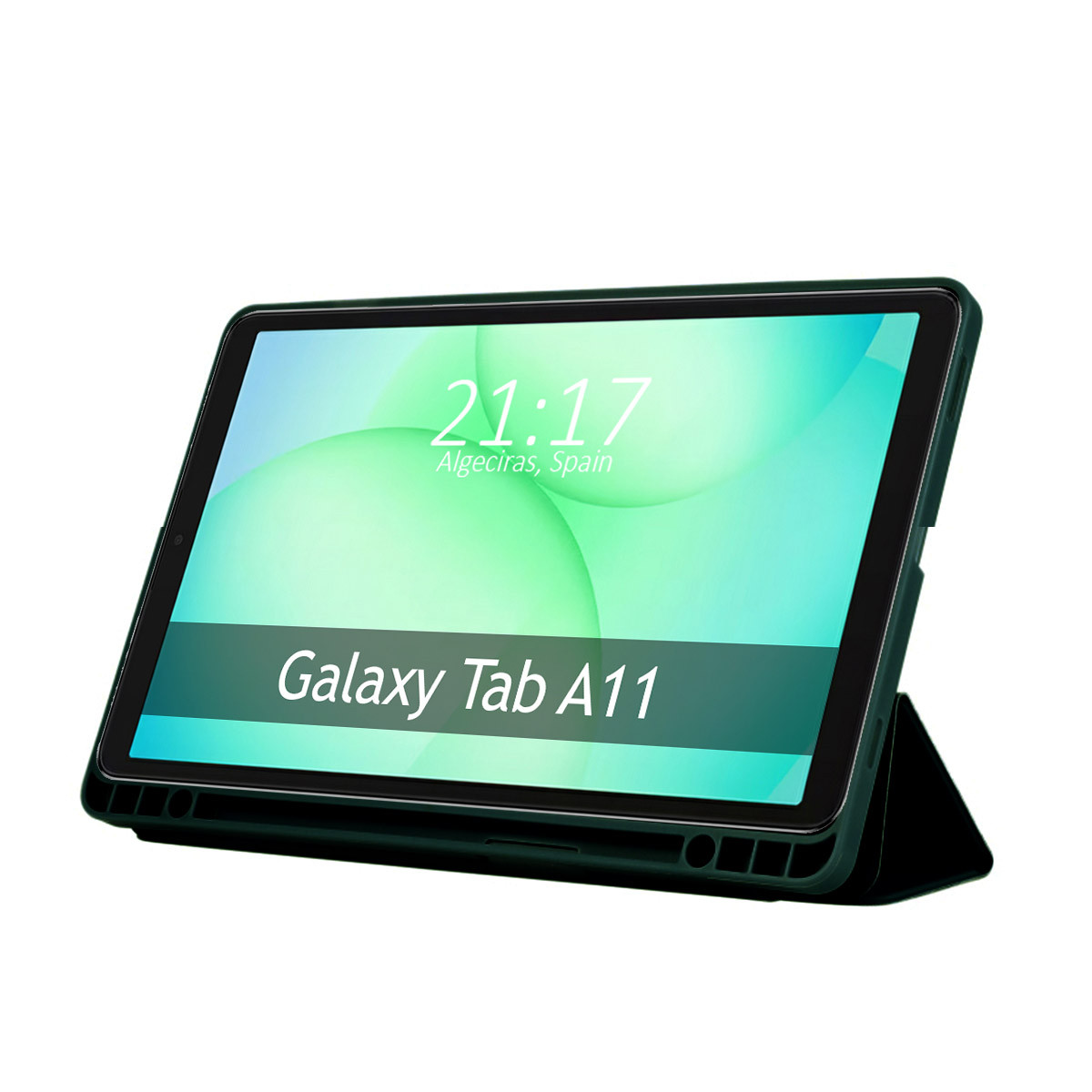 Funda con tapa Smart para Samsung Galaxy Tab A11 8.7 color Verde