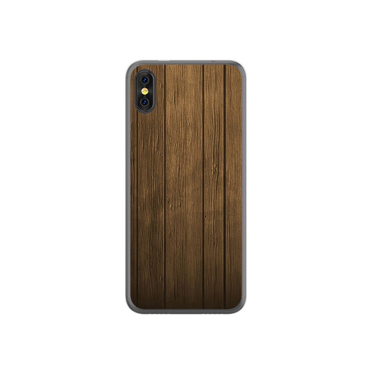 Funda Gel Tpu para Doogee X53 Diseño Madera Dibujos