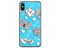 Funda Gel Tpu para Doogee X53 Diseño Mariposas Dibujos