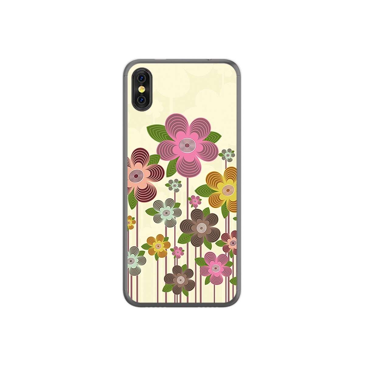 Funda Gel Tpu para Doogee X53 Diseño Primavera En Flor Dibujos