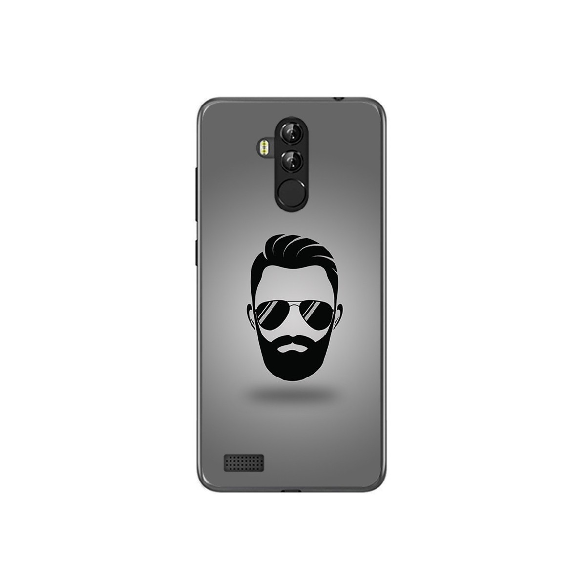 Funda Gel Tpu para Leagoo M9 Pro Diseño Barba Dibujos