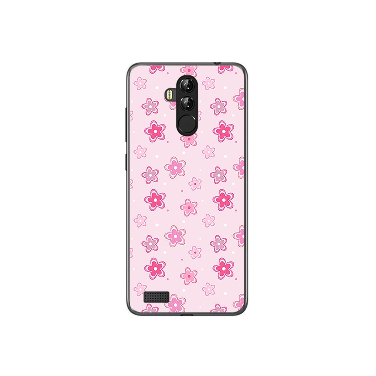 Funda Gel Tpu para Leagoo M9 Pro Diseño Flores Dibujos