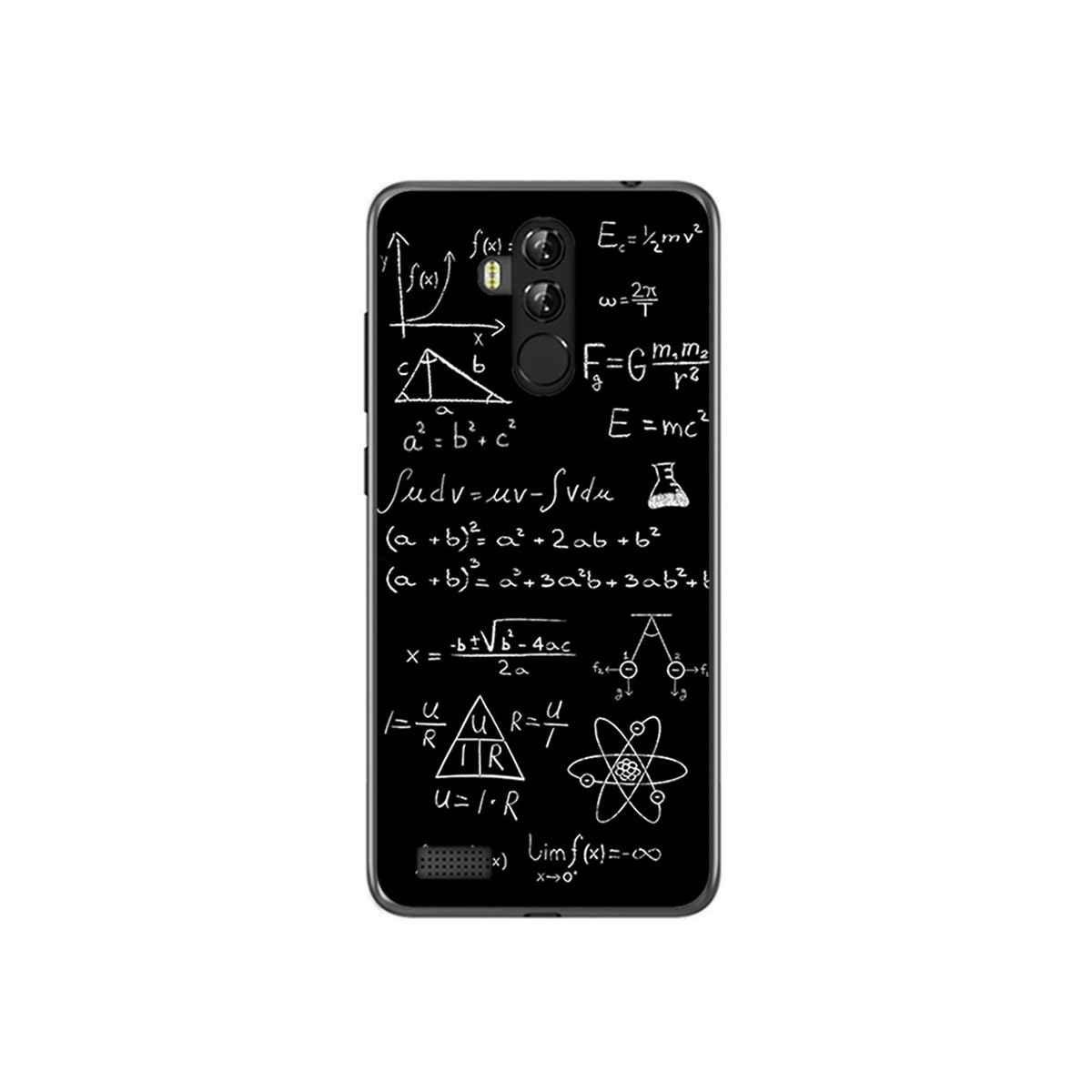 Funda Gel Tpu para Leagoo M9 Pro Diseño Formulas Dibujos