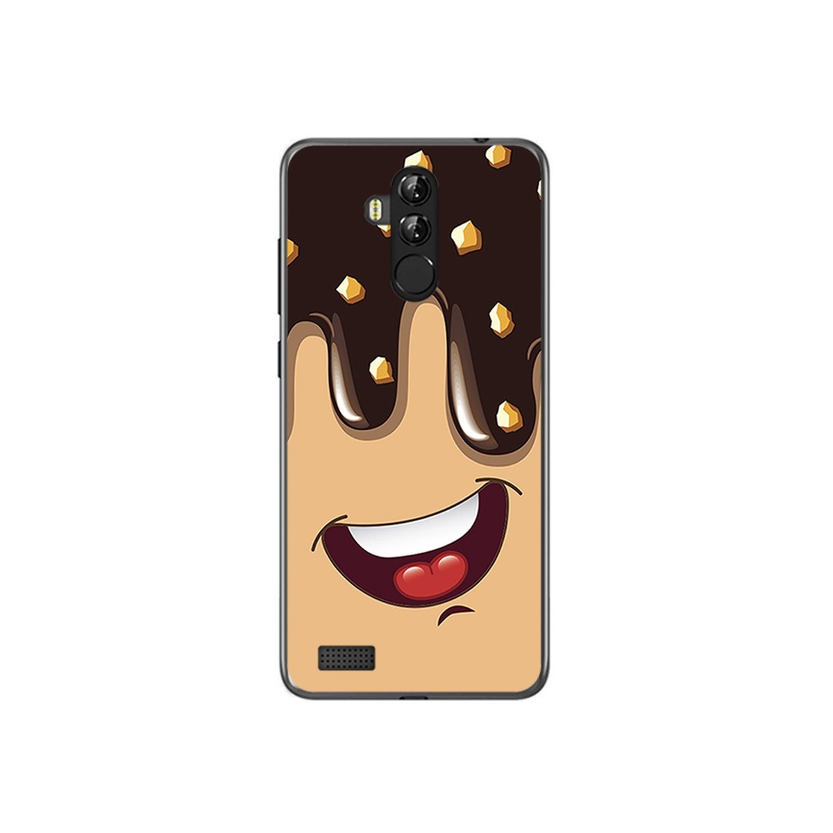 Funda Gel Tpu para Leagoo M9 Pro Diseño Helado Chocolate Dibujos