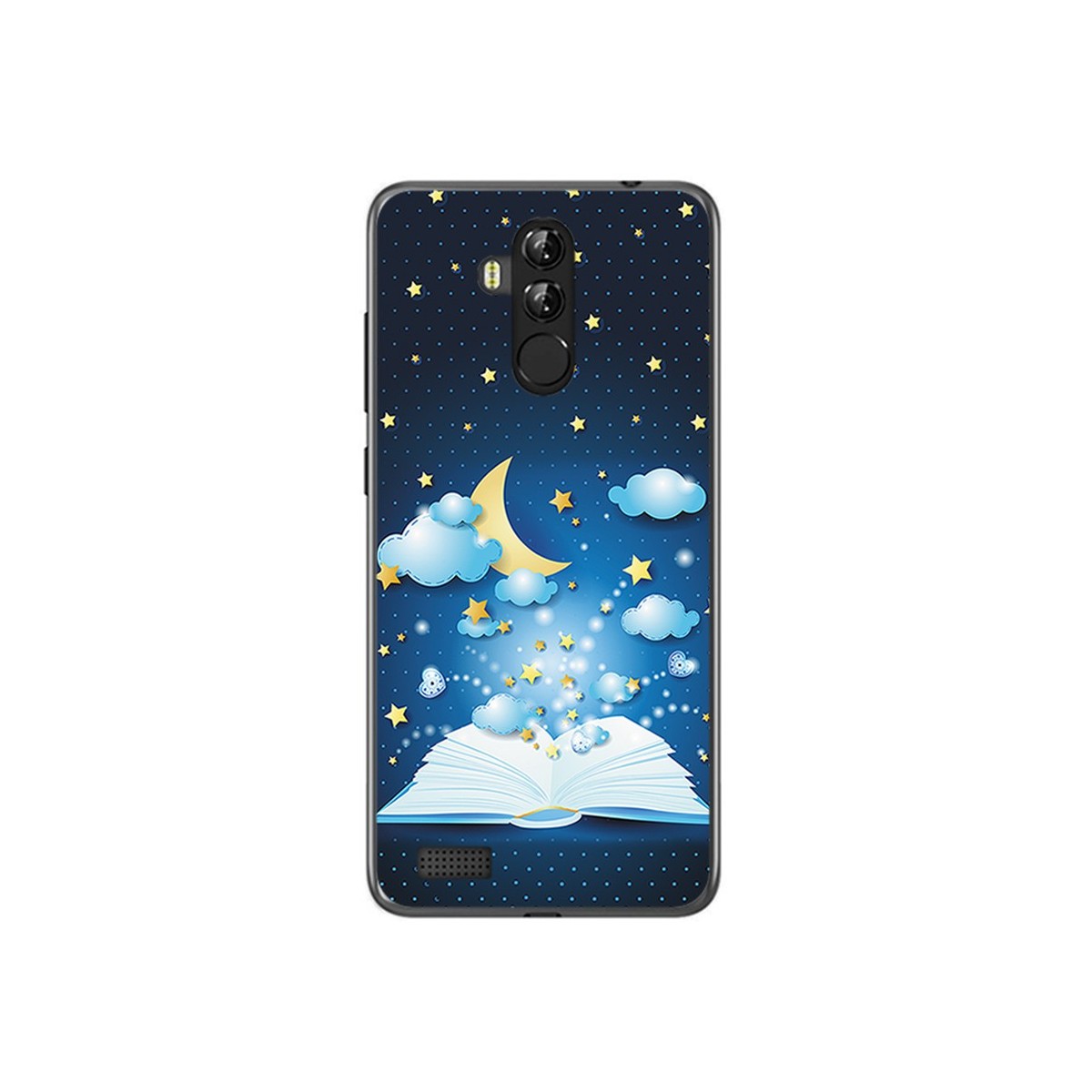 Funda Gel Tpu para Leagoo M9 Pro Diseño Libro Cuentos Dibujos