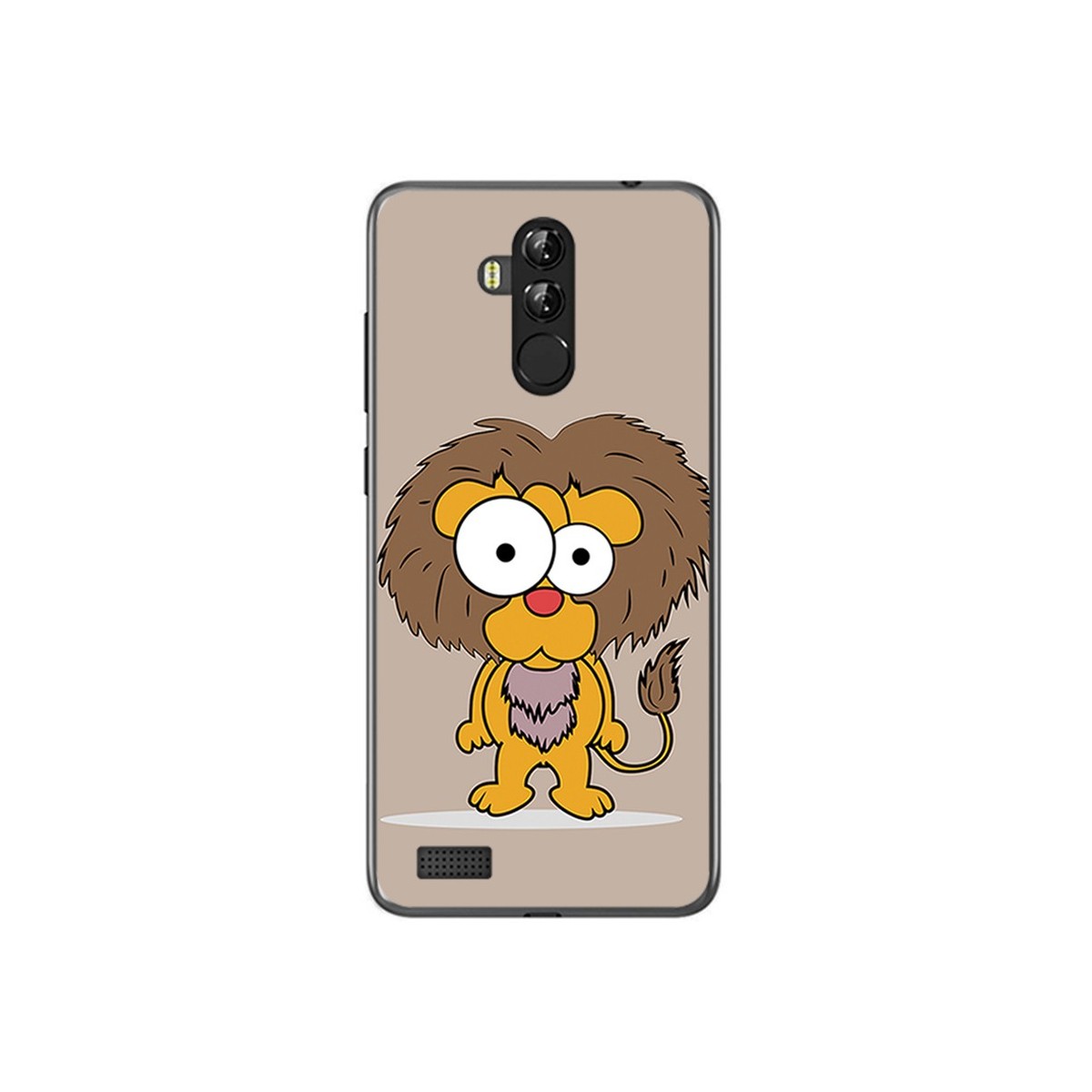 Funda Gel Tpu para Leagoo M9 Pro Diseño Leon Dibujos