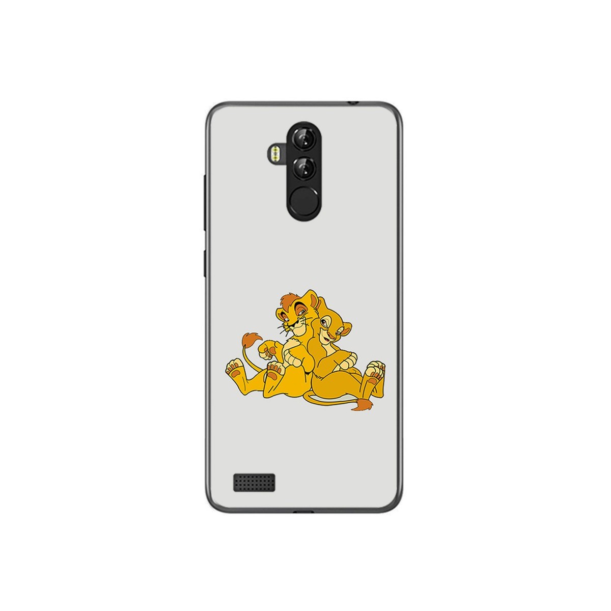 Funda Gel Tpu para Leagoo M9 Pro Diseño Leones Dibujos