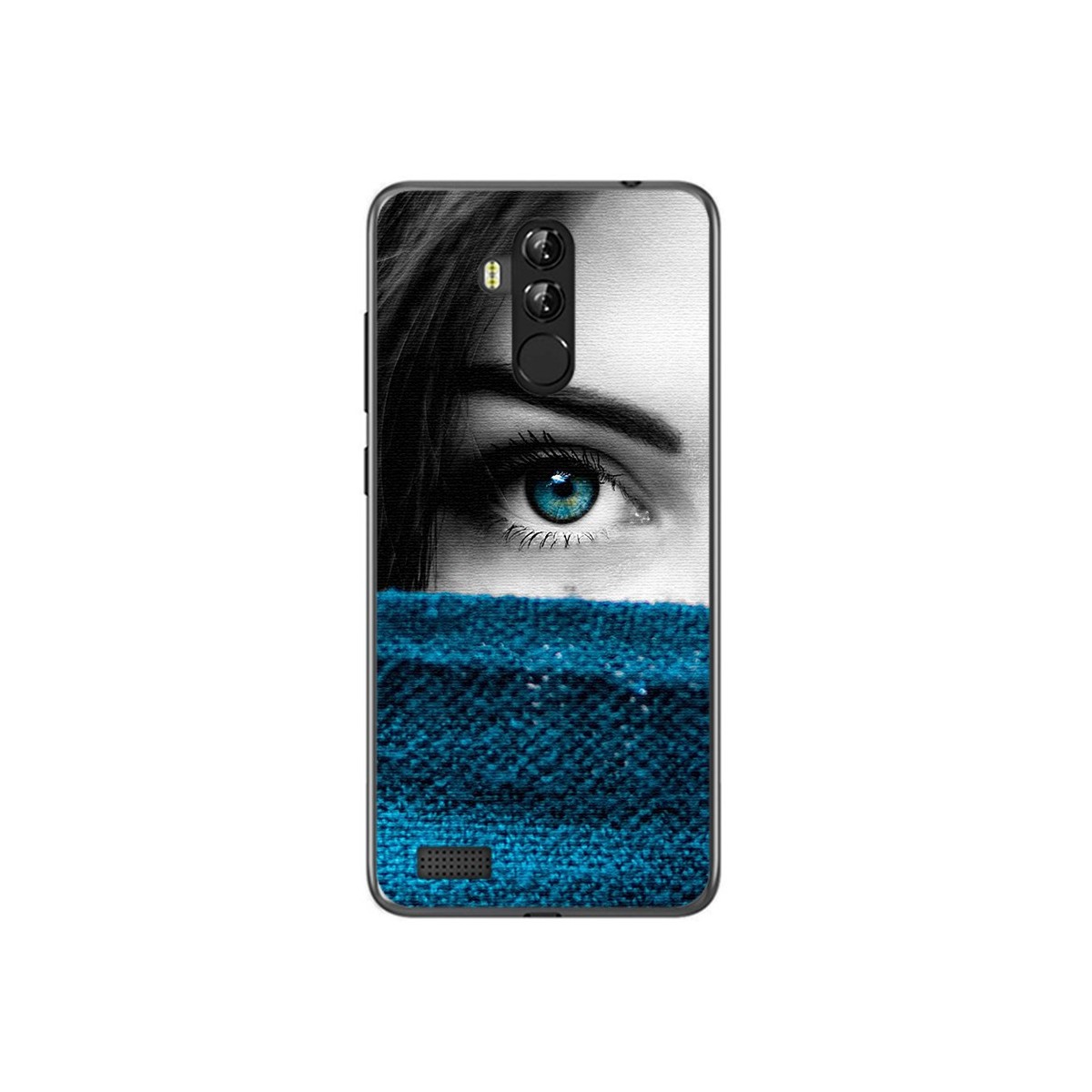 Funda Gel Tpu para Leagoo M9 Pro Diseño Ojo Dibujos