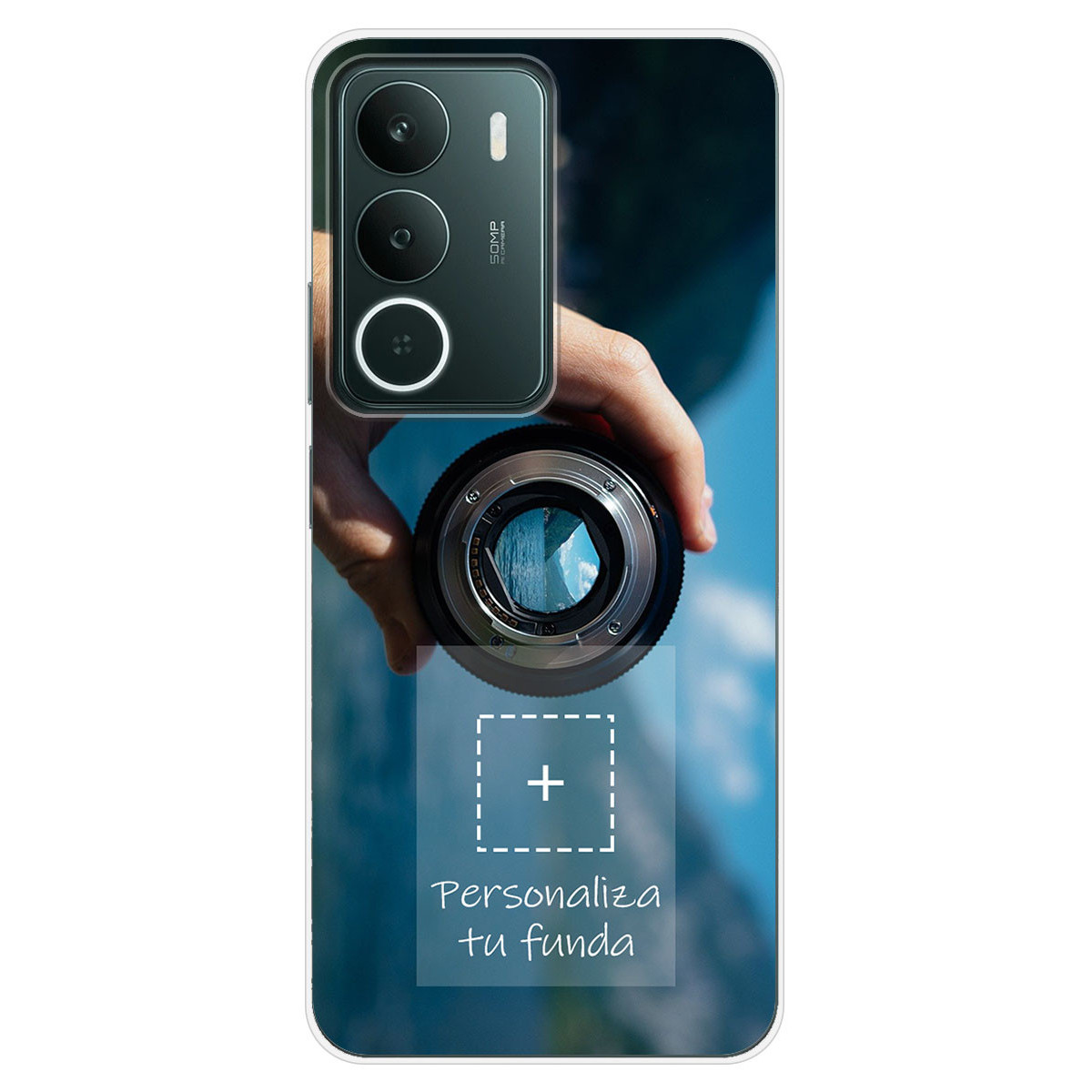 Personaliza tu Funda Silicona Gel Tpu Transparente con tu Fotografia para Realme P3 lite Dibujo Personalizada