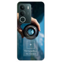 Personaliza tu Funda Silicona Gel Tpu Negra con tu Fotografia para Realme P3 lite Dibujo Personalizada