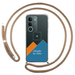Personaliza tu Funda Colgante Transparente para Realme P3 lite con Cordon Camel Dibujo Personalizada