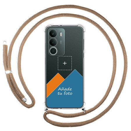 Personaliza tu Funda Colgante Transparente para Realme C71 4G con Cordon Camel Dibujo Personalizada