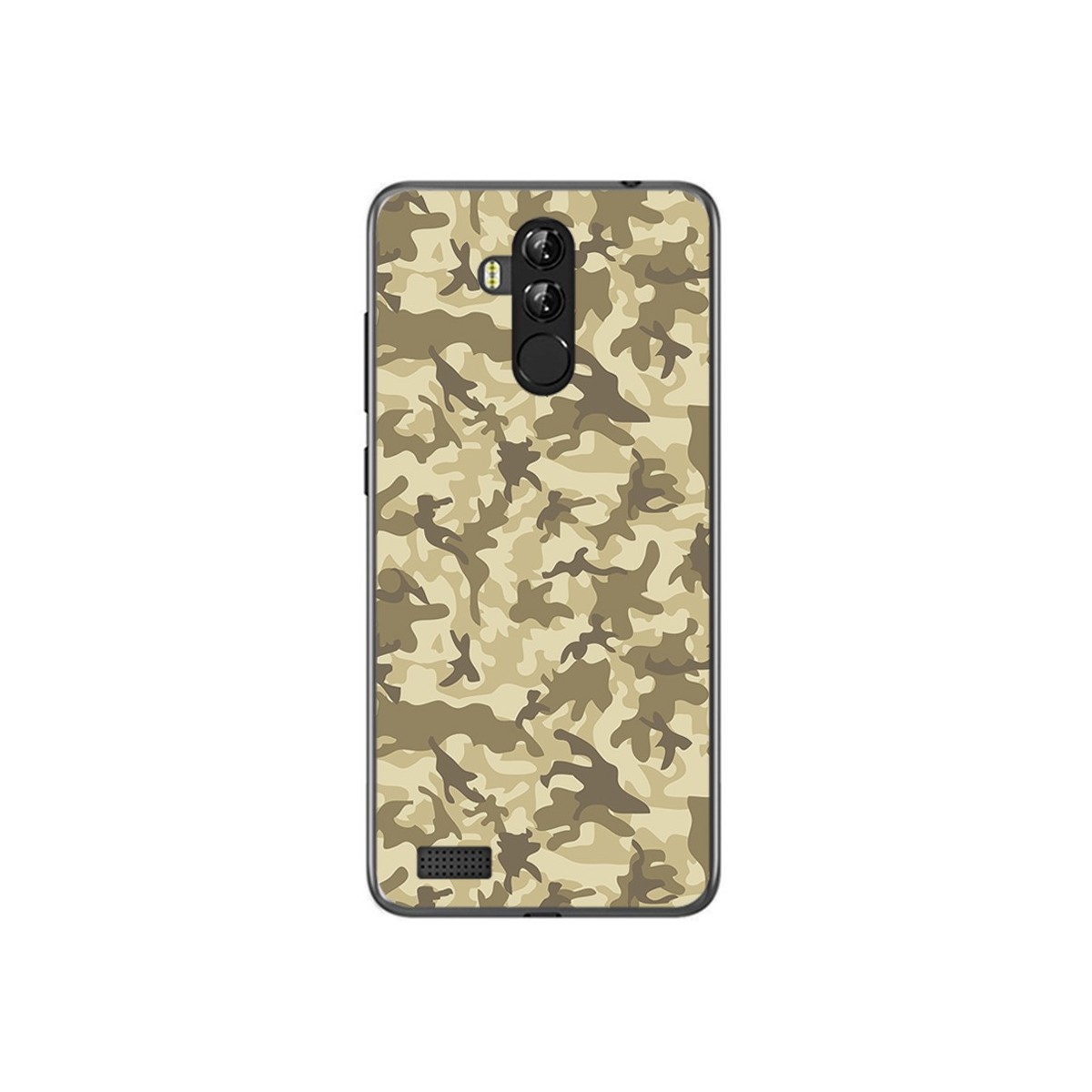 Funda Gel Tpu para Leagoo M9 Pro Diseño Sand Camuflaje Dibujos
