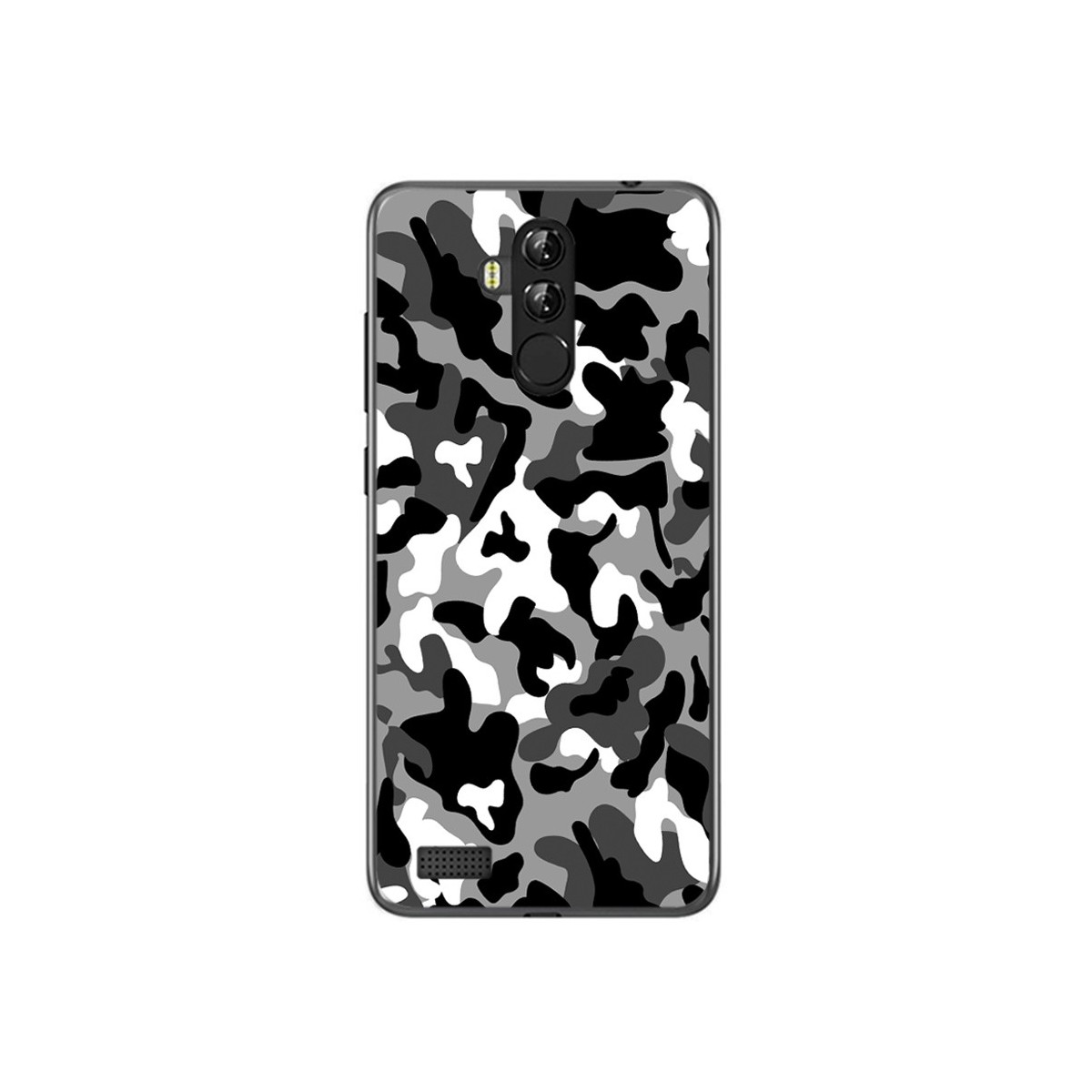 Funda Gel Tpu para Leagoo M9 Pro Diseño Snow Camuflaje Dibujos