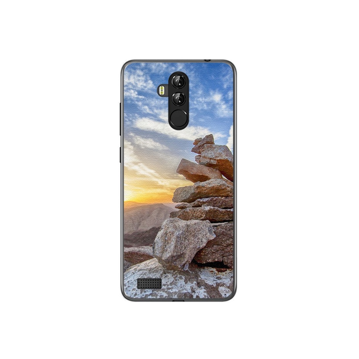 Funda Gel Tpu para Leagoo M9 Pro Diseño Sunset Dibujos