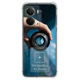Personaliza tu Funda Silicona AntiGolpes Transparente con tu Fotografía para Realme P3 5G Dibujo Personalizada