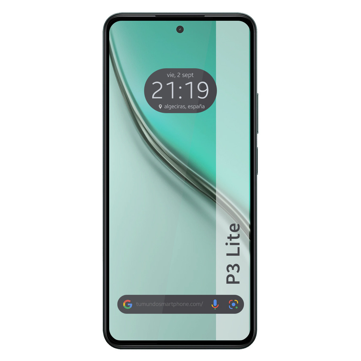 Protector Cristal Templado Completo 5D Full Glue Negro para Realme P3 lite Vidrio