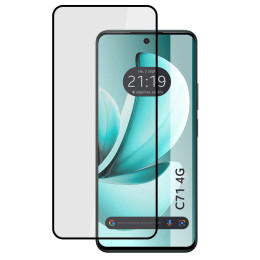 Protector Cristal Templado Completo 5D Full Glue Negro para Realme C71 4G Vidrio