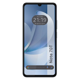 Protector Cristal Templado Completo 5D Full Glue Negro para Realme Note 70T Vidrio 2