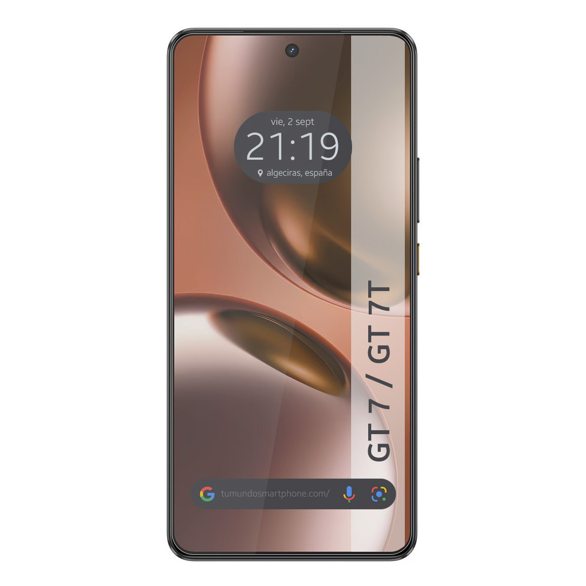 Protector Cristal Templado para Realme GT 7 / GT 7T 5G Vidrio