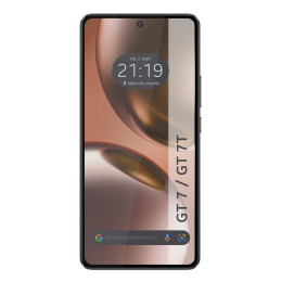 Protector Cristal Templado Completo 5D Full Glue Negro para Realme GT 7 / GT 7T 5G Vidrio 2