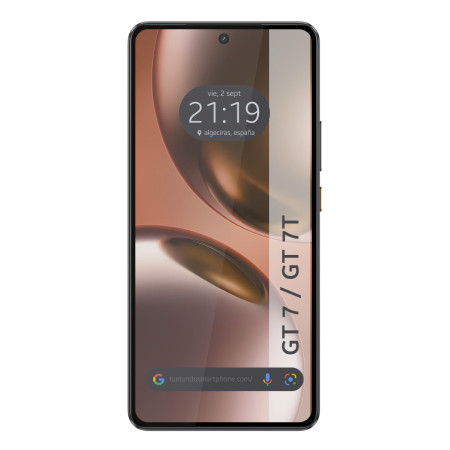 Protector Cristal Templado Completo 5D Full Glue Negro para Realme GT 7 / GT 7T 5G Vidrio