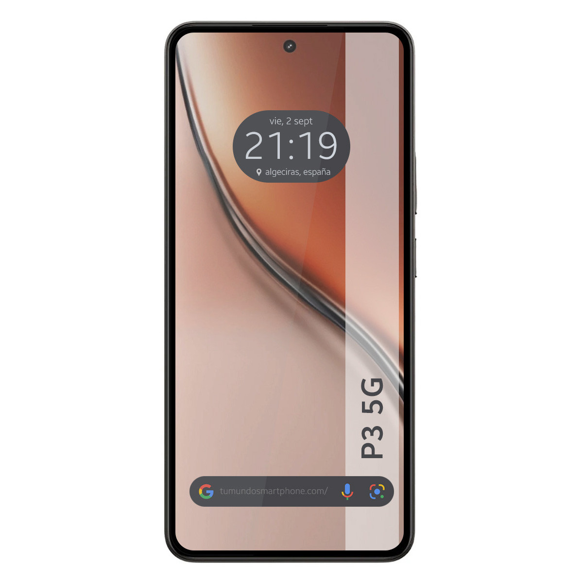 Protector Cristal Templado Completo 5D Full Glue Negro para Realme P3 5G Vidrio