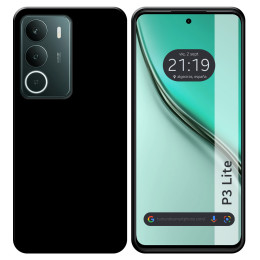 Funda Silicona Gel TPU Negra para Realme P3 lite