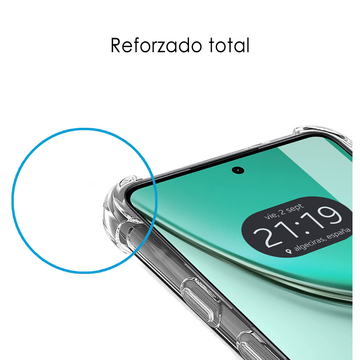 Funda Silicona Antigolpes Transparente para Realme P3 lite