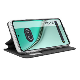 Funda Libro Soporte con Ventana para Realme P3 lite color Negra 2
