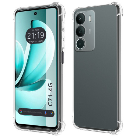 Funda Silicona Antigolpes Transparente para Realme C71 4G