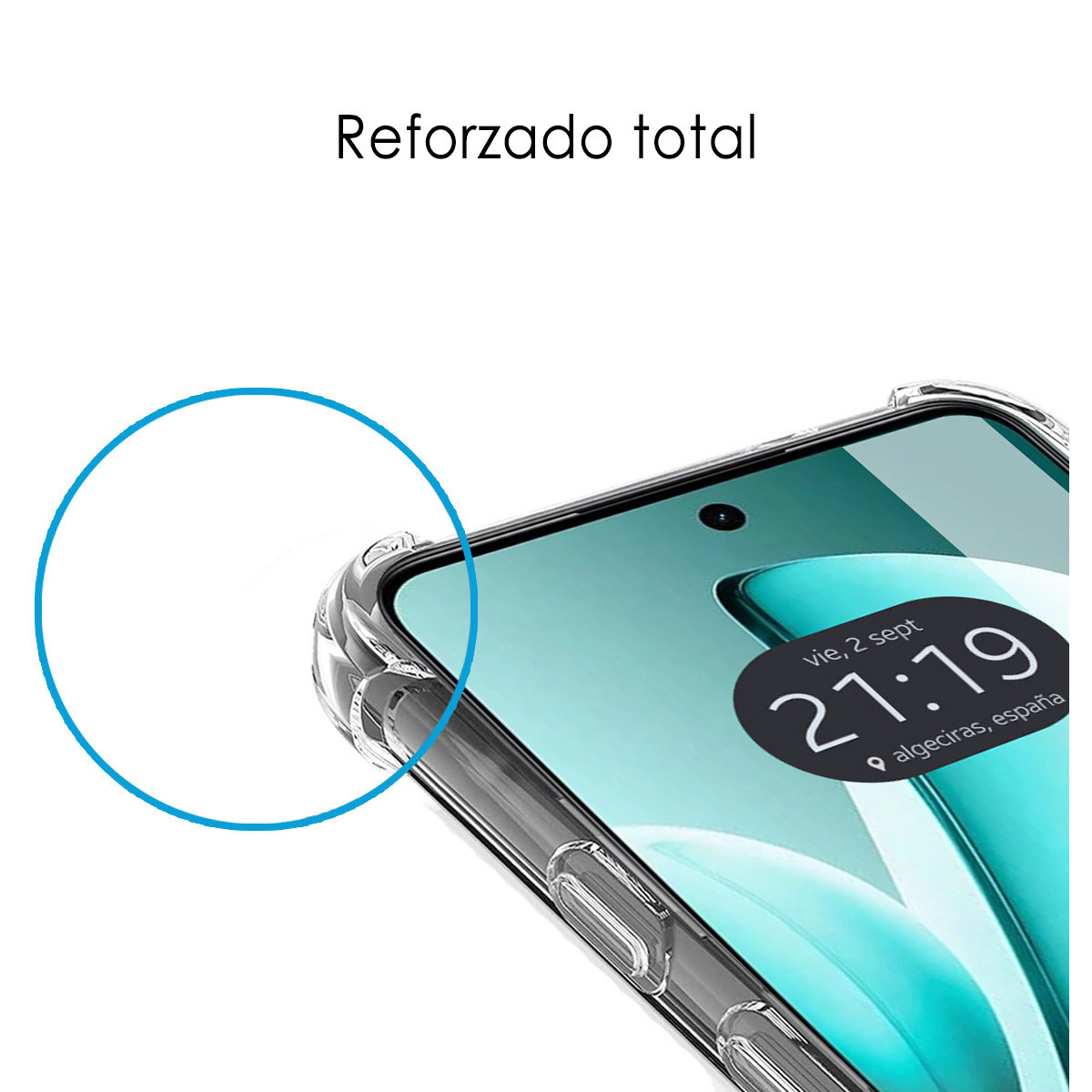 Funda Silicona Antigolpes Transparente para Realme C71 4G