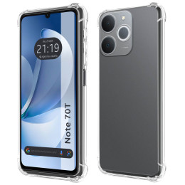 Funda Silicona Antigolpes Transparente para Realme Note 70T