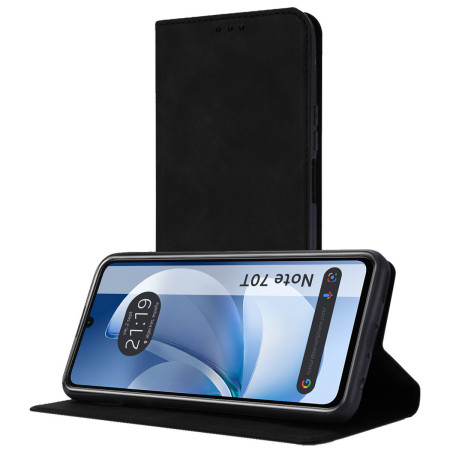 Funda Libro de Polipiel con tarjetero para Realme Note 70T color Negra